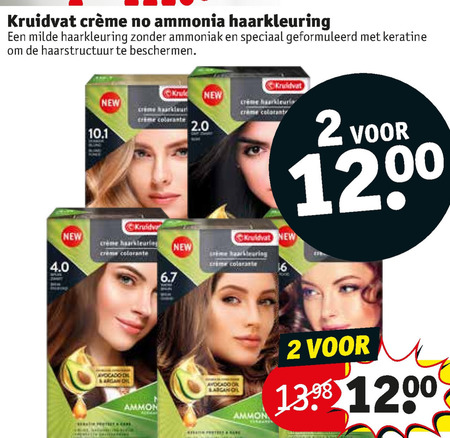 Kruidvat Huismerk   haarkleuring folder aanbieding bij  Kruidvat - details