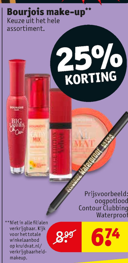 Bourjois   gezichtspoeder, foundation folder aanbieding bij  Kruidvat - details