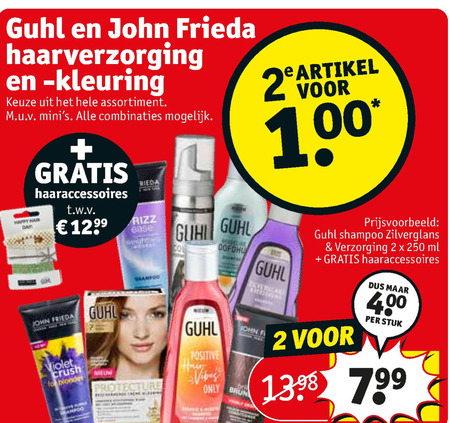 Guhl   shampoo folder aanbieding bij  Kruidvat - details