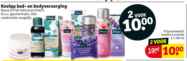 Kneipp folder aanbieding bij Kruidvat - details