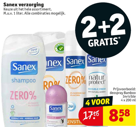 Sanex   deodorant, douchegel folder aanbieding bij  Kruidvat - details