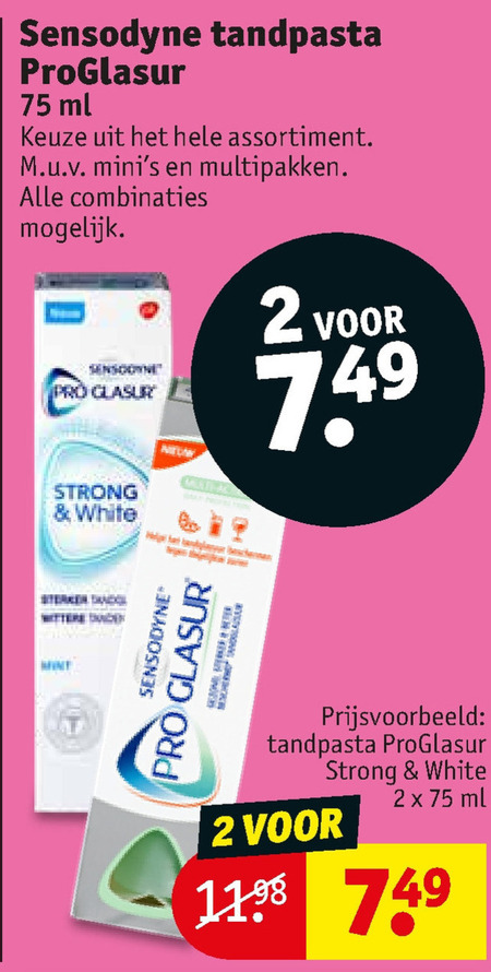 Sensodyne   tandpasta folder aanbieding bij  Kruidvat - details