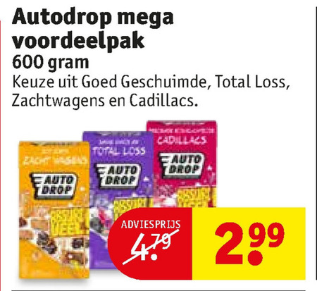 Autodrop   snoep folder aanbieding bij  Kruidvat - details