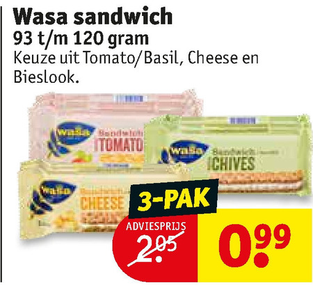 Wasa   knackebrod folder aanbieding bij  Kruidvat - details