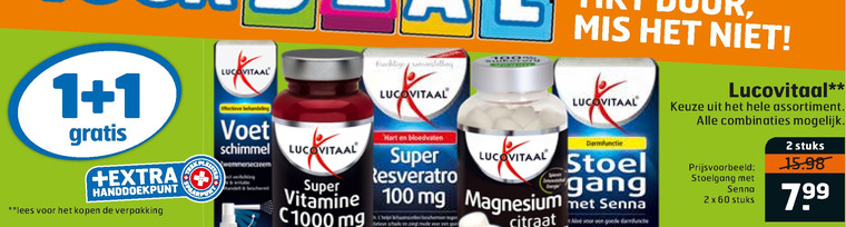 Lucovitaal   voedingssupplement folder aanbieding bij  Trekpleister - details