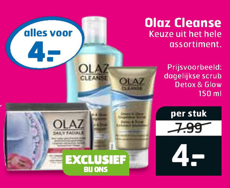 Olaz   nachtcreme, dagcreme folder aanbieding bij  Trekpleister - details