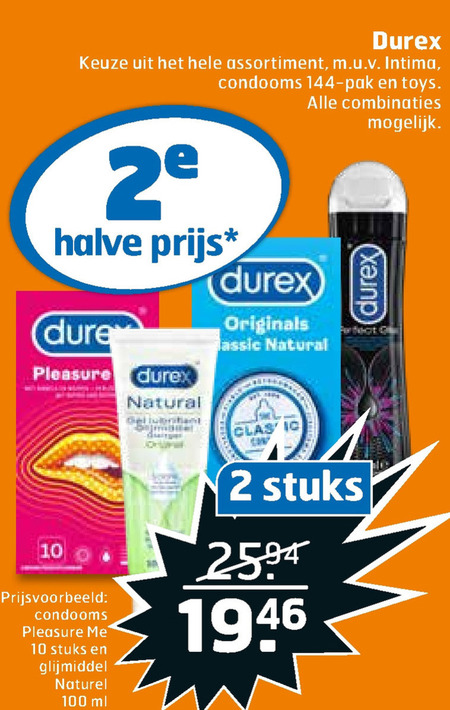 Durex   erotiek, condooms folder aanbieding bij  Trekpleister - details