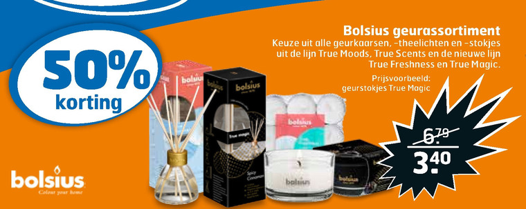 Bolsius   geurtheelichten, geurkaars folder aanbieding bij  Trekpleister - details