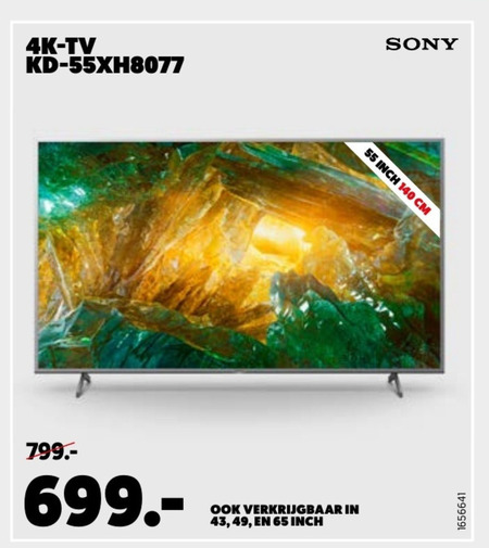 Sony   4k ultrahd televisies folder aanbieding bij  Mediamarkt - details