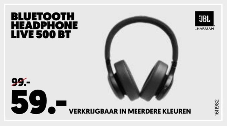 JBL   koptelefoon folder aanbieding bij  Mediamarkt - details