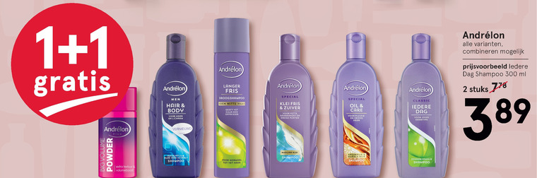 Andrelon   shampoo, haargel folder aanbieding bij  Etos - details