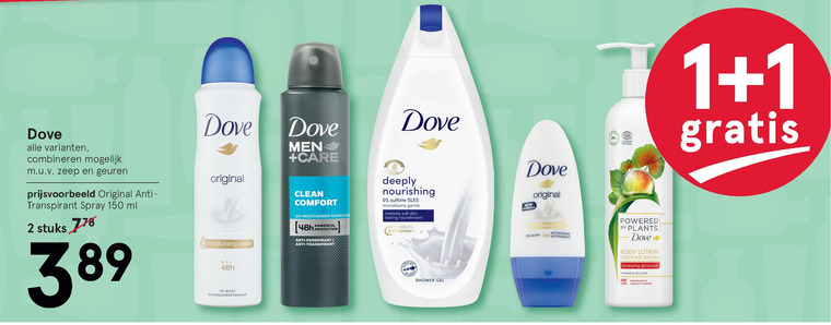 Dove   bodylotion folder aanbieding bij  Etos - details