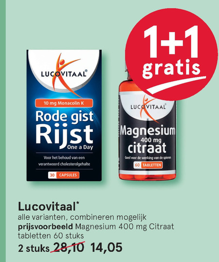 Lucovitaal   voedingssupplement folder aanbieding bij  Etos - details