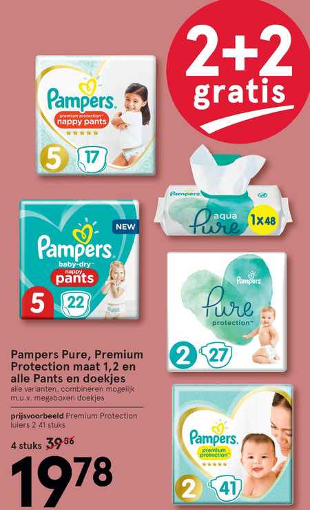 zelfstandig naamwoord Sandy Fabel Pampers luiers, billendoekjes folder aanbieding bij Etos - details