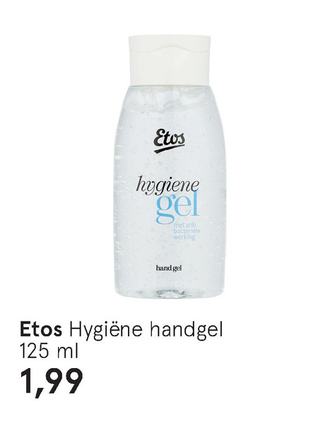 Etos Huismerk   desinfecterende gel folder aanbieding bij  Etos - details