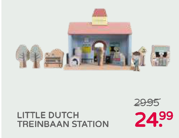 Little Dutch   houten trein folder aanbieding bij  Prenatal - details