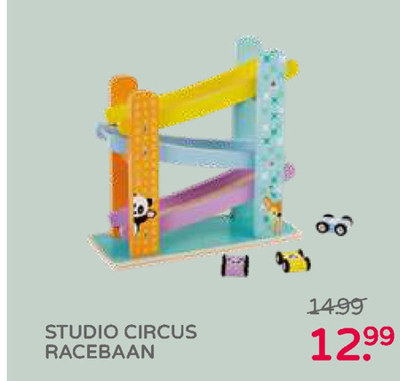 Studio Circus   knikkerbaan folder aanbieding bij  Prenatal - details