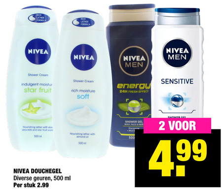 Nivea   douchegel folder aanbieding bij  Big Bazar - details