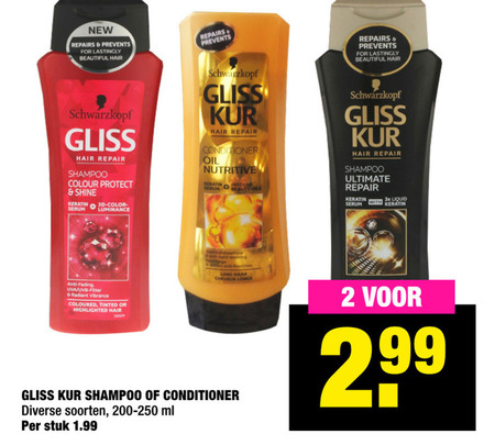 Gliss Kur   shampoo, conditioner folder aanbieding bij  Big Bazar - details