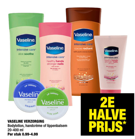 Vaseline   bodylotion, handcreme folder aanbieding bij  Big Bazar - details