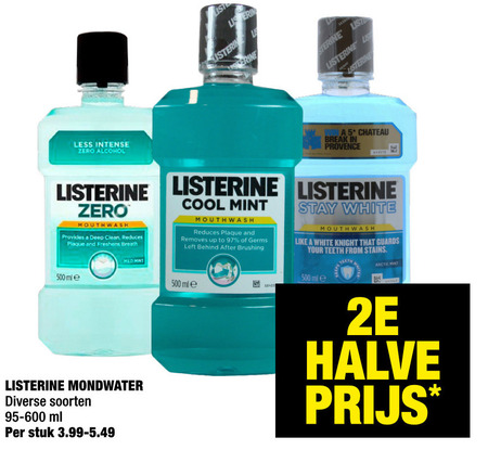 Listerine   mondwater folder aanbieding bij  Big Bazar - details