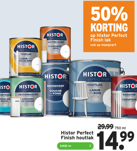 Histor   lak folder aanbieding bij  Gamma - details