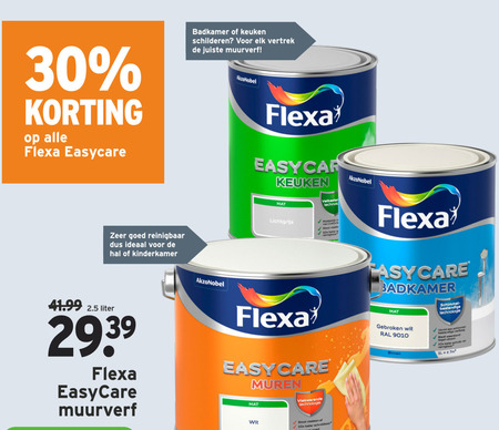 Flexa   muurverf folder aanbieding bij  Gamma - details