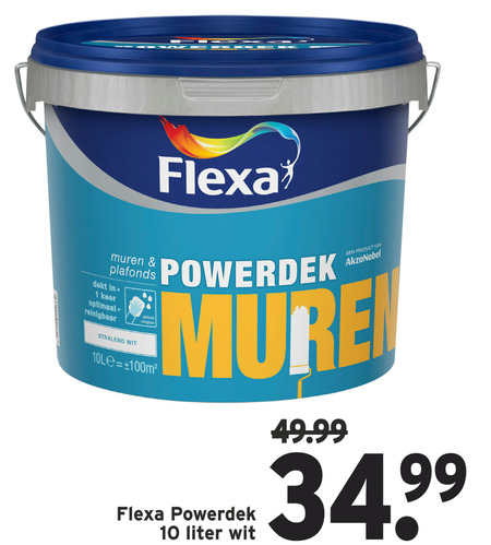 Flexa   muurverf folder aanbieding bij  Gamma - details