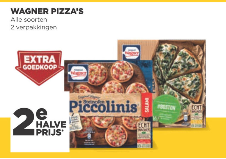 Wagner   diepvriespizza folder aanbieding bij  Jumbo - details