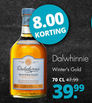 Dalwhinnie   whisky folder aanbieding bij  Mitra - details