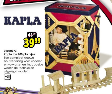 Kapla   houten bouwblokken folder aanbieding bij  ToyChamp - details