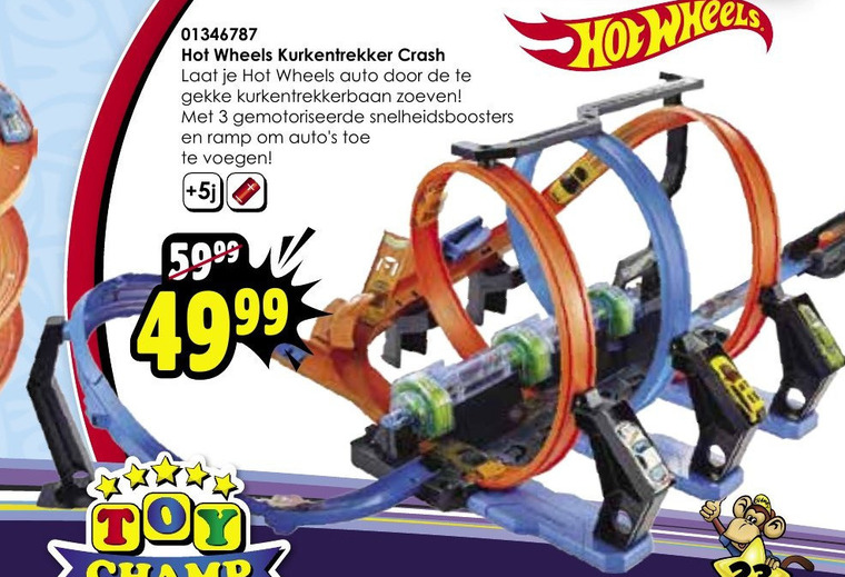 Hot Wheels   racebaan folder aanbieding bij  ToyChamp - details