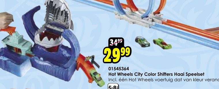 Hot Wheels   racebaan, miniatuur auto folder aanbieding bij  ToyChamp - details