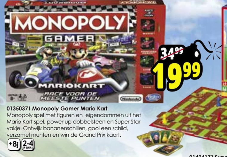 Super Mario Kart   spelletje folder aanbieding bij  ToyChamp - details