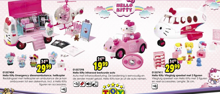 Hello Kitty   poppetjes folder aanbieding bij  ToyChamp - details