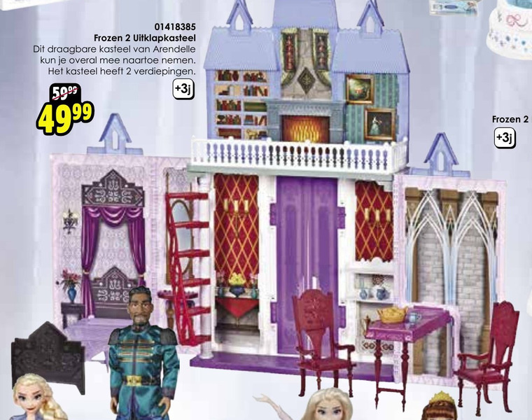 Disney Frozen   poppenhuis folder aanbieding bij  ToyChamp - details