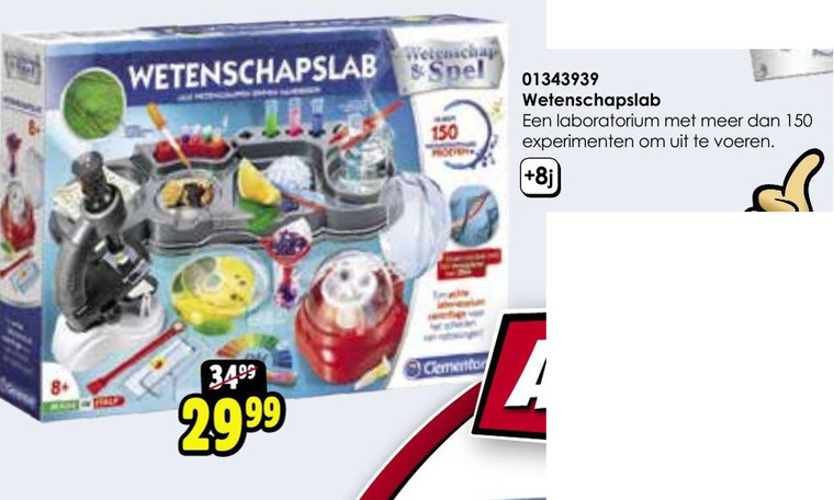 Clementoni   onderzoeksdoos folder aanbieding bij  ToyChamp - details