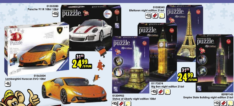 Ravensburger   3d-puzzel folder aanbieding bij  ToyChamp - details