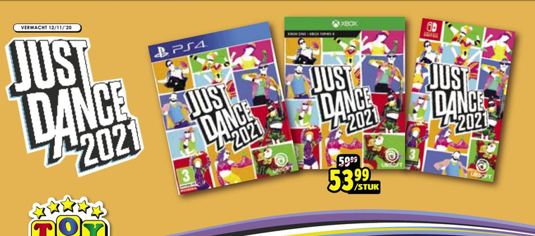 Just Dance   xbox one spel, ps4 spel folder aanbieding bij  ToyChamp - details