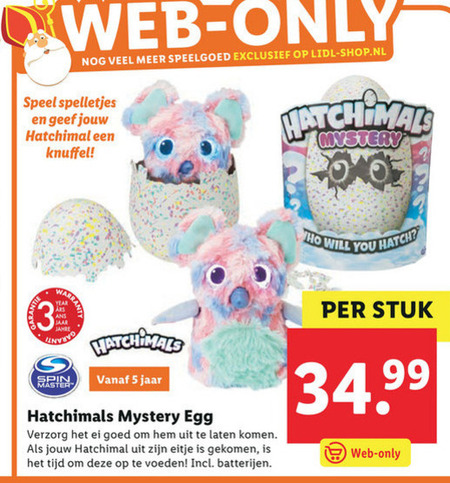 Hatchimals   poppetjes folder aanbieding bij  Lidl - details