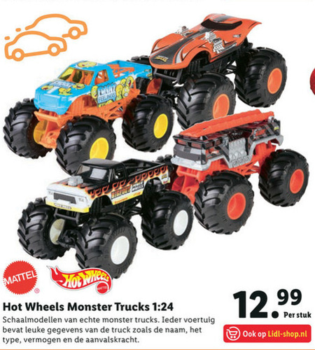 Hot Wheels   miniatuur auto folder aanbieding bij  Lidl - details