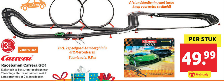 Carrera   elektrische racebaan folder aanbieding bij  Lidl - details