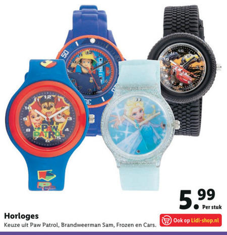 Disney Frozen   kinderhorloge folder aanbieding bij  Lidl - details