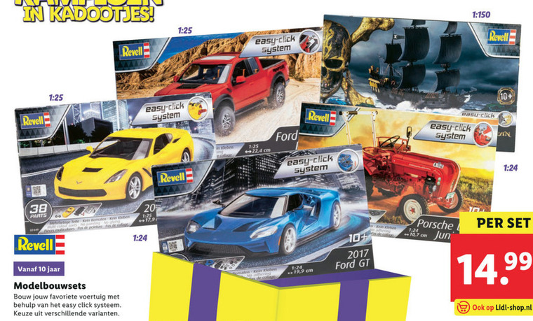 Revell   modelbouwdoos folder aanbieding bij  Lidl - details