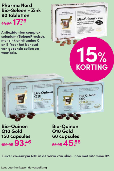 Pharma Nord   voedingssupplement folder aanbieding bij  DA - details