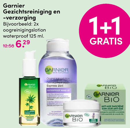 Garnier Skin Active   nachtcreme, dagcreme folder aanbieding bij  DA - details