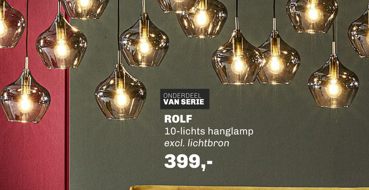 hanglamp folder aanbieding Trendhopper -