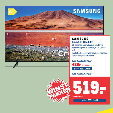 Samsung   4k ultrahd televisies folder aanbieding bij  Makro - details