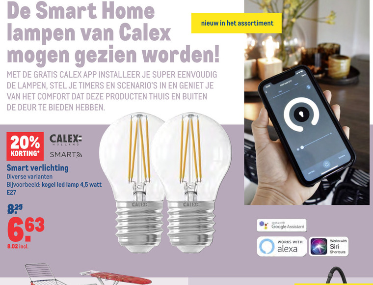 Calex   led lamp folder aanbieding bij  Makro - details