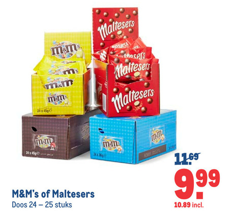 M en Ms   chocoladepindas, chocolade folder aanbieding bij  Makro - details